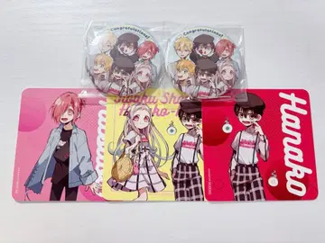 지박소년 하나코 군 요미우리랜드 콜라보 캔뱃지 코스터