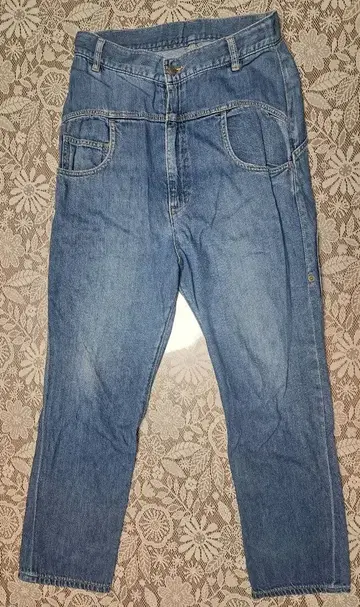 mercibeaucoup (메르시보쿠) 데님 사루엘 팬츠