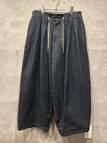 sillage 데님 CIRCULAIRE 서큘러 데님 팬츠 와이드 팬츠