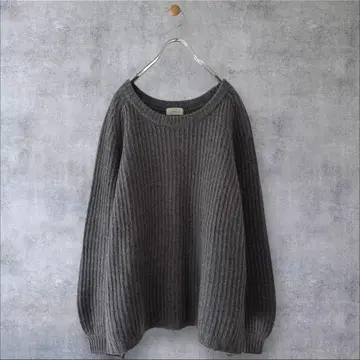 새상품급 이에나 모헤어 골지 니트 풀오버