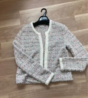 La Totalite 믹스 트위드 자켓 가디건