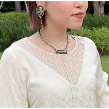 FUMIE=TANAKA BEAMS 콜라보 목걸이 초커