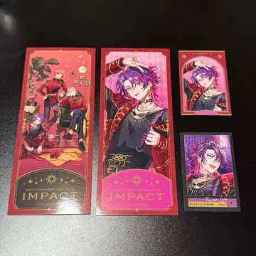 니지산지 VOLTACTION 와타라이 히바리 사진풍 카드 티켓풍 카드