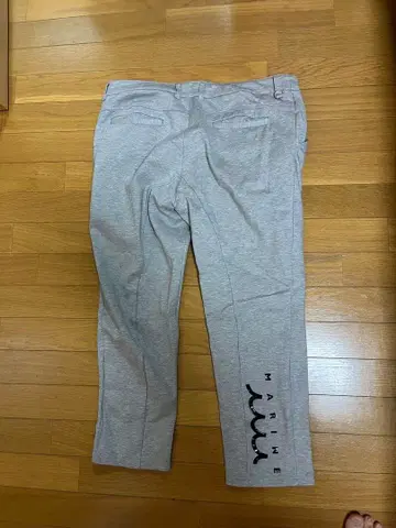 muta 그레이 슬림핏 조거 팬츠 1