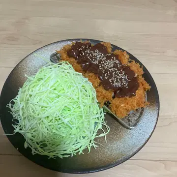 리얼 식품 샘플 돈까스