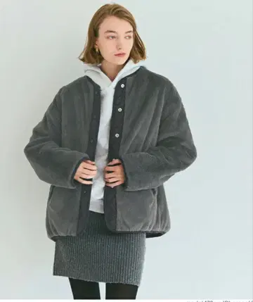 [ 미사용 새상품 ] coca 리버서블 퀼팅 블루종