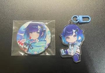 브이스포 츠무기 코카게 캔뱃지 아크릴 키링 생일 기념 2024