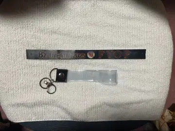 B'z LIVE-GYM 2025 은색 테이프 1로고 분과 덤 키링