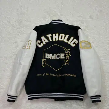 [새상품급] 한국 대학 스타디움 점퍼 바시티 자켓 남성용