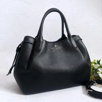 새상품급 KATE SPADE 덤플링 가죽 2way백 L 라지 블랙