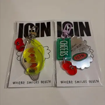 IGIN 아이긴 키링 BTS 진 시부야 팝업 미개봉 2개