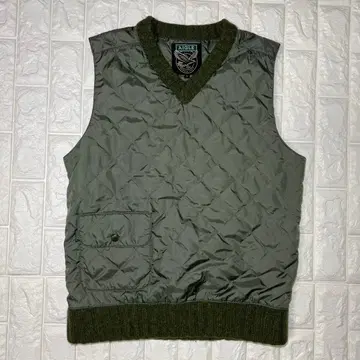 AIGLE 퀼팅 니트 베스트 L