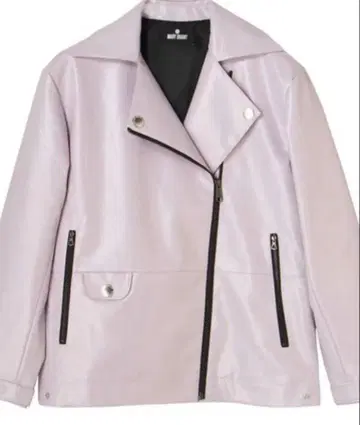 새상품 미개봉 마리콴트 인조 가죽 라이더 자켓 퍼플