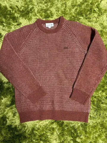 LACOSTE 브라운 니트 스웨터