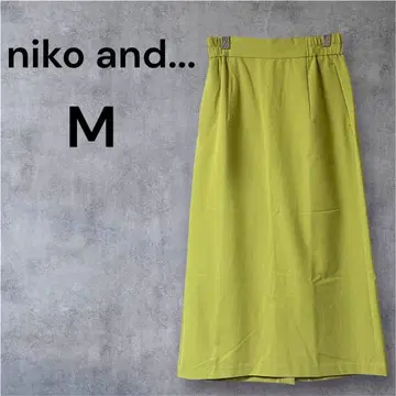 niko and - 제대로 이지 스틱 스커트 M 그린