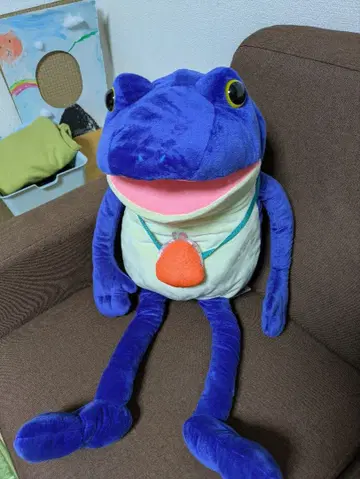 어리둥절 케로피욘 심부름 콘타 빅 봉제 인형 프라이스 개구리 개구리