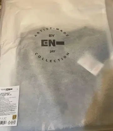 ENHYPEN 아티스트 메이드 제이 블랙 T셔츠 미사용 새상품