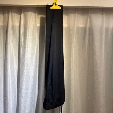 블랙 슬랙스 허리밴딩 사이드 포켓