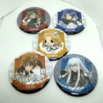 가정교사 히트맨 REBORN! 리본 캔뱃지 5개 세트