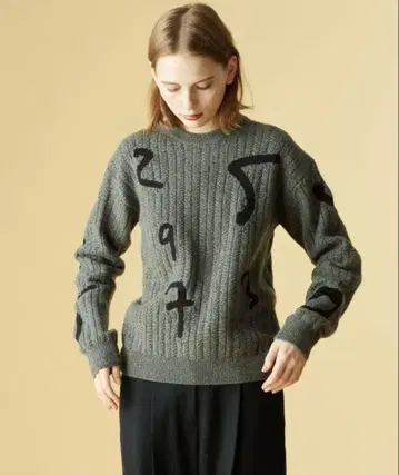 75,900엔 넘버 니트 스웨터 Paul Smith 폴스미스