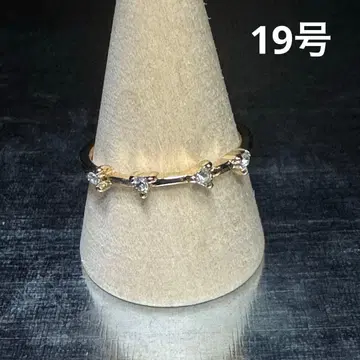 빈티지 패션반지 골드 19호 얇은반지 고급 액세서리