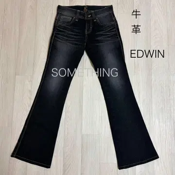 새상품급 부츠컷 데님 플레어 y2k 썸씽 비너스진