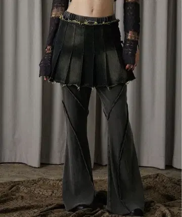 플랭크 프로젝트 스커트 레이어드 팬츠