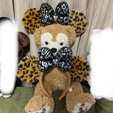 [새상품급] 미니 레오파드 무늬 머리띠 세트 2개