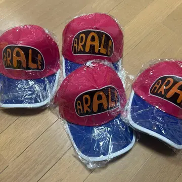 ARARE 캡 4개 세트 핑크/파랑