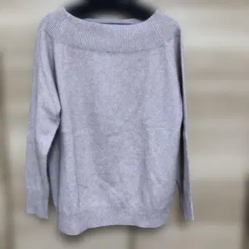 미사용 iCB 오프숄더풍 니트 스웨터 더스티 핑크 긴팔 L