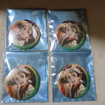 귀멸의 칼날 카마도 탄지로 아와오도리 캔뱃지