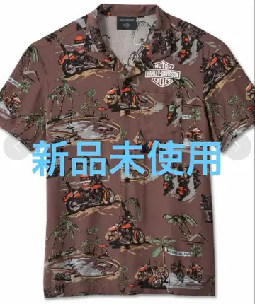 미사용 새상품 할리데이비슨 데이토나 알로하 셔츠 반팔 셔츠