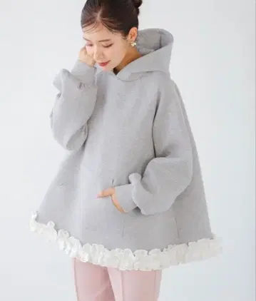 밑단 프릴 텐트 라인 후디 핏모어 yori 셀포드 좋아하시는 분께