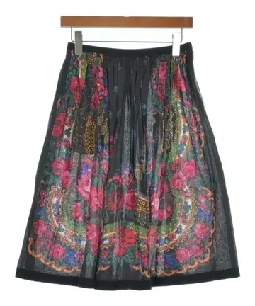 트리코트 꼼 데 가르송 미디 스커트 여성용