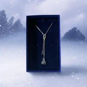 [ 새상품급 ] Swarovski 드롭형 목걸이