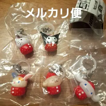 산리오 캐릭터즈 딸기 메지루시 액세서리 세미 컴프