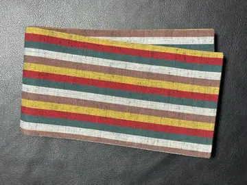 오비 세오비 반폭 오비 오색봉 줄무늬 기모노 유카타 의상 무용 대중 연극