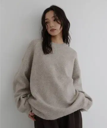 hellam 크루넥 컬러 니트 풀오버