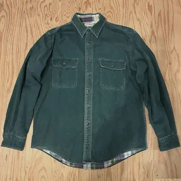 USA제 90s 엘엘빈 L.L.Bean 긴팔 헤비 셔츠 M