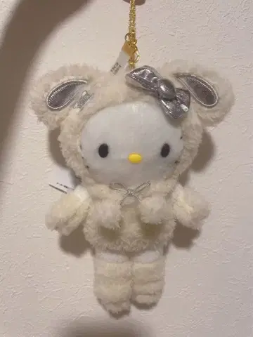 Hello Kitty 눈 토끼 봉제 인형 곰 후드 부착