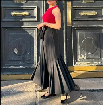 JENNE 스파이럴 머메이드 스커트