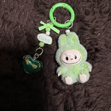 LABUBU 러브러브 키링 그린