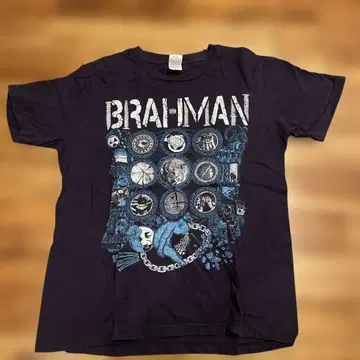 BRAHMAN 네이비 티셔츠 L 사이즈