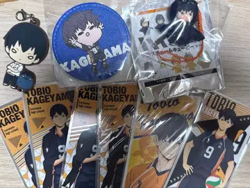 하이큐!! 카게야마 토비오 스티커, 코스튬 큐피, 가죽 배지 등