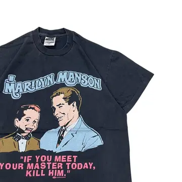 MARILYN MANSON 마릴린 맨슨 프린트 T셔츠 L