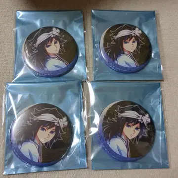 귀멸의 칼날 토미오카 기유 아와오도리 캔뱃지