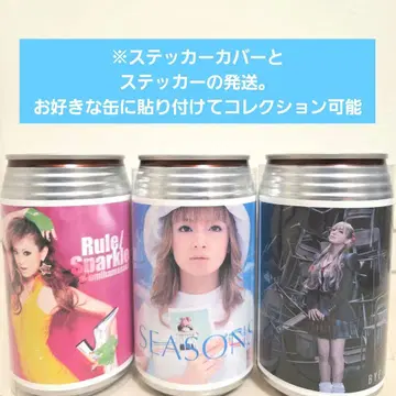 [ 자판기 기간 한정 ] 하마사키 아유미 아유캔 스티커 3종 (캔 없음)