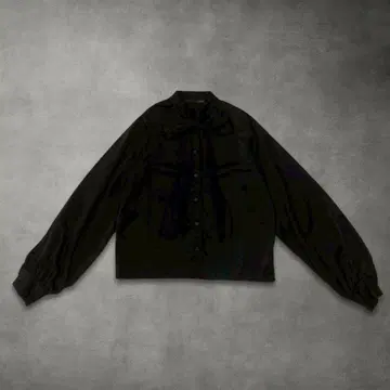 Heder 보타이 긴팔 블라우스 여성용 ( 블랙 F )