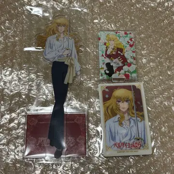 베르사이유의 장미 애니메이트 유상 특전 아크릴 스탠드 클리어 카드 오스칼