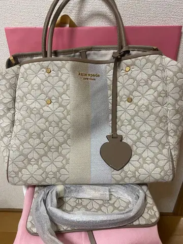 케이트 스페이드 자카드 토트백